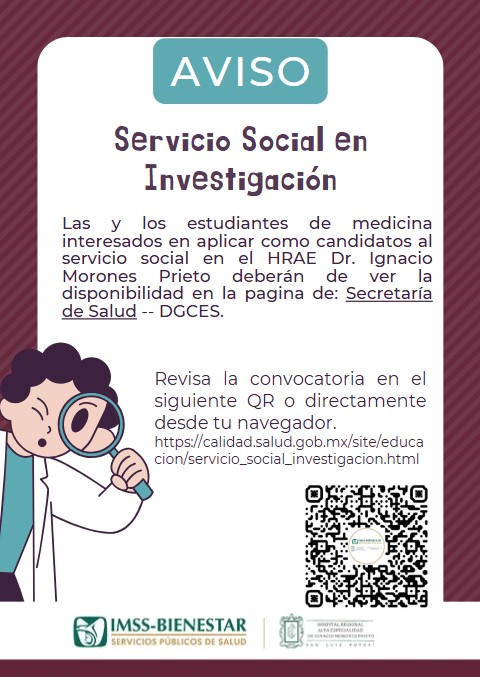 Servicio social en investigacion